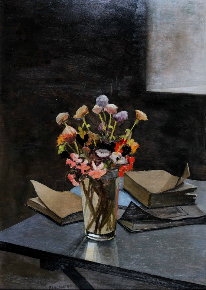 ”Flores” . Óleo sobre lienzo . 1940