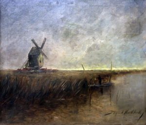 Molinos . óleo sobre lienzo . 50x60cm . 1918