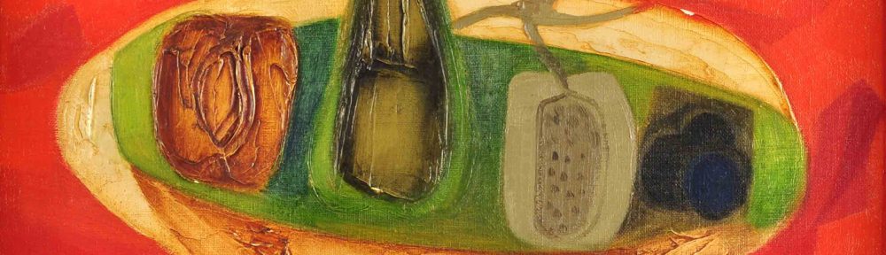 La Frutera . óleo sobre hardboard . 30 x 40 cm . 1967