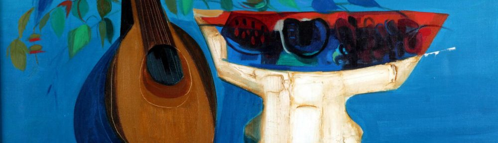 El Viejo Instrumento . óleo sobre lienzo . 70 x 100 cm . 1969