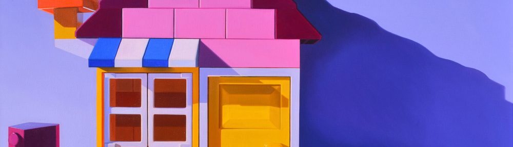 Construyendo un Hogar . óleo sobre lienzo . 50 x 70 cm . 2018