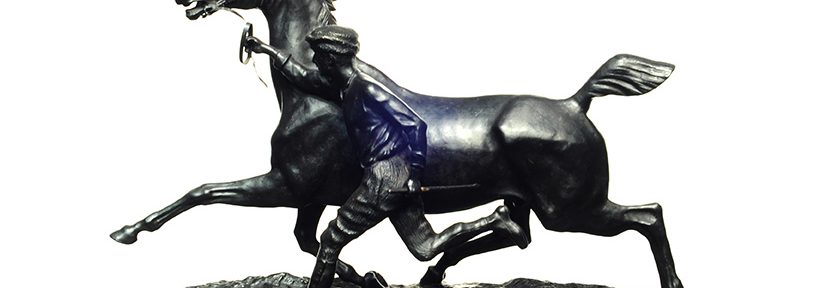 Conde Du Passage . Palafrenero . bronce . 81 x 110 x 40 cm . 1873