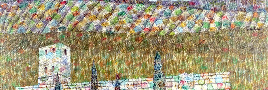 Imagen Catalana . óleo sobre tabla . 50 x 60 cm . 2009