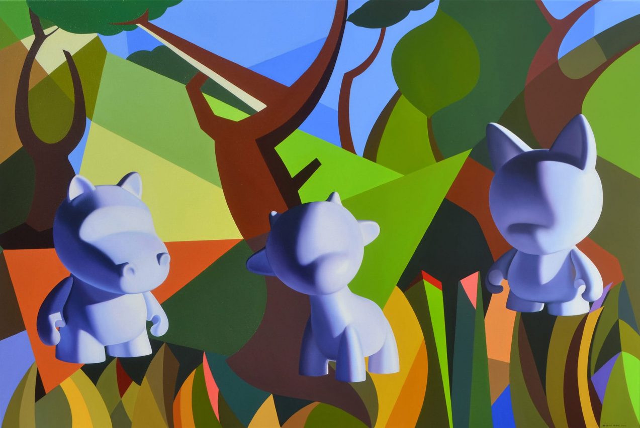 Desenlace Natural . óleo sobre lienzo . 80 x 120 cm . 2019