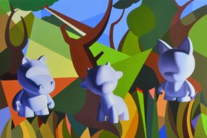 Desenlace Natural . óleo sobre lienzo . 80 x 120 cm . 2019
