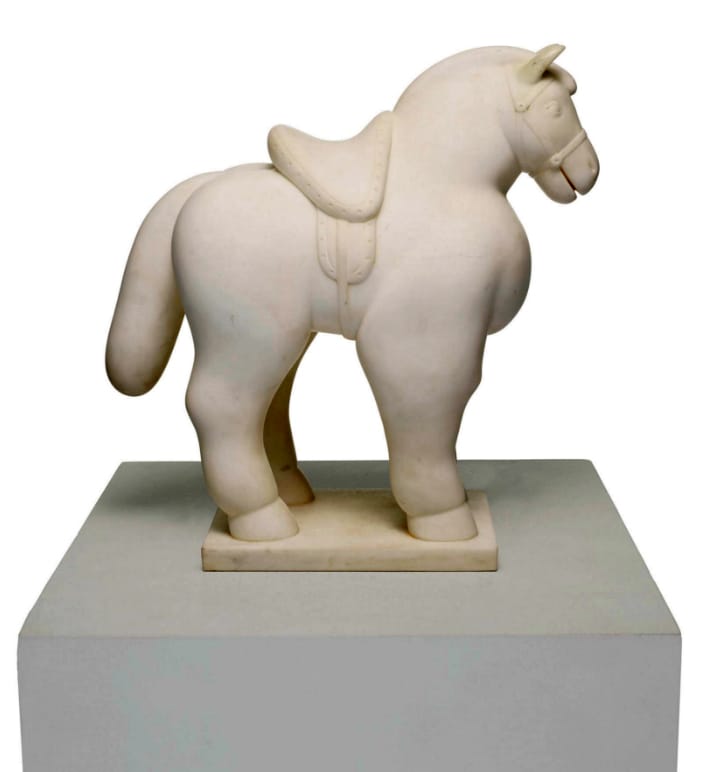 Caballo con Silla, vendido en 600 mil dólares.