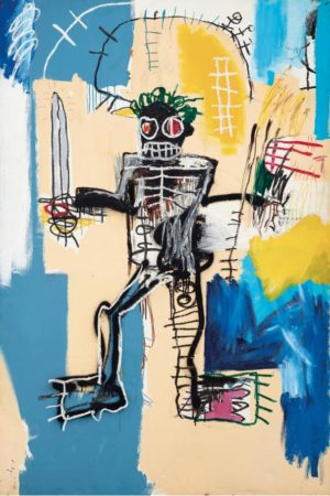 “Guerrero” de Basquiat vendido en 42 millones.