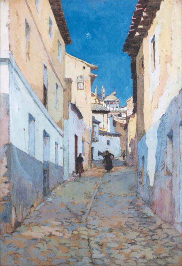 “Calle en Toledo”, obra de Léonie Matthis.