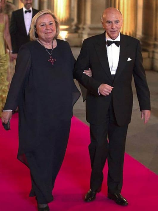 Maryvonne y François Pinault.