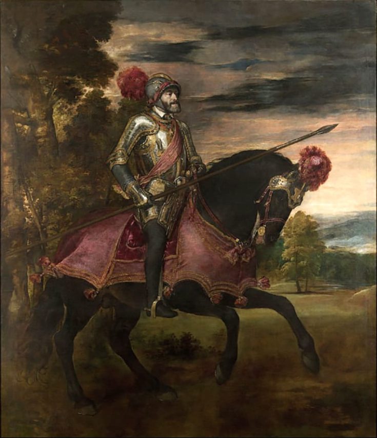 Retrato de Carlos V a caballo, 1548.