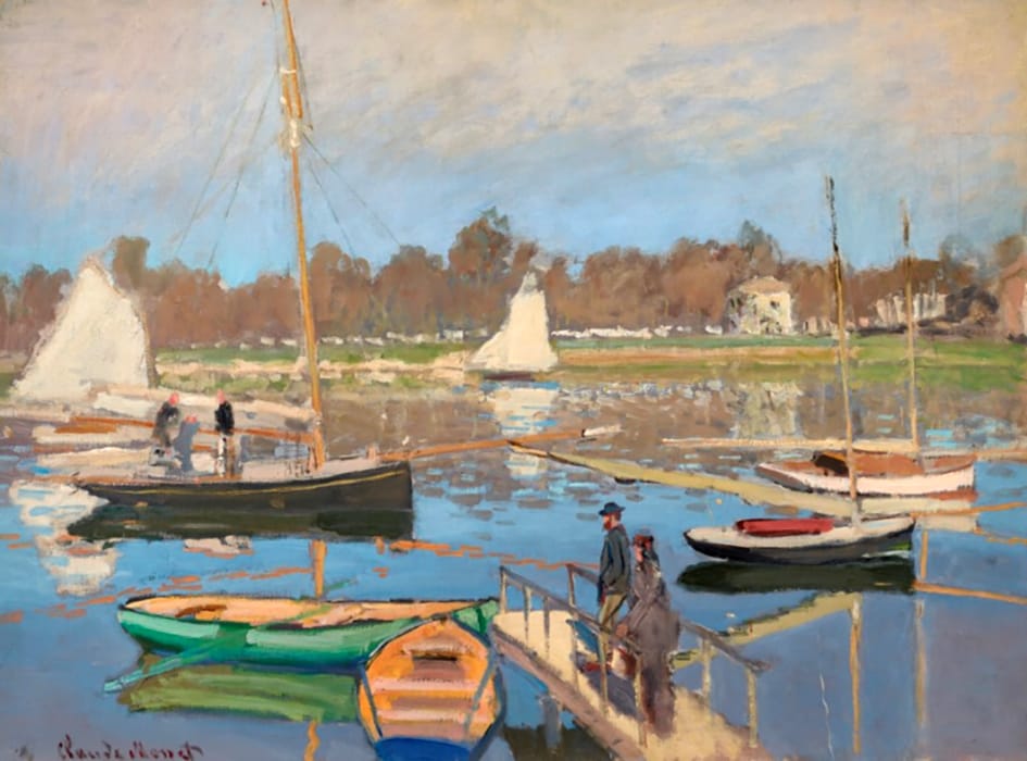 Claude Monet, “La cuenca de Argenteuil”.