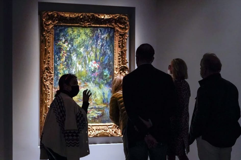 Siempre los Nenúfares de Monet son disputados.