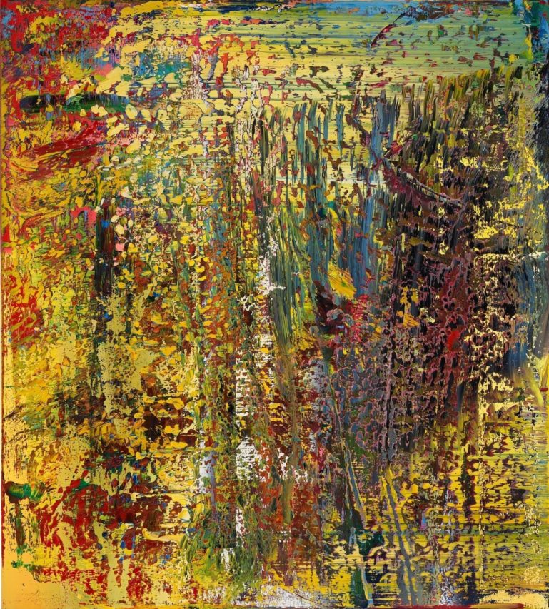 Obra de Gerhard Richter subastada en Christie’s.