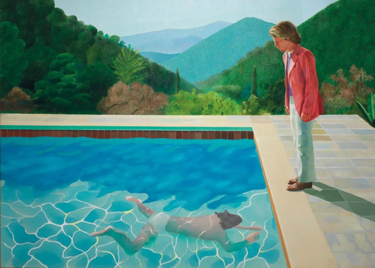 Obra de Hockney, ex colección Joe Lewis.