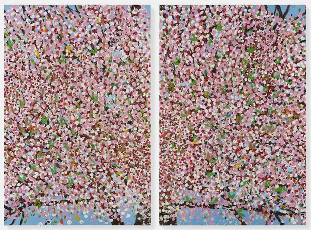 Cerezos en flor de Damien Hirst.