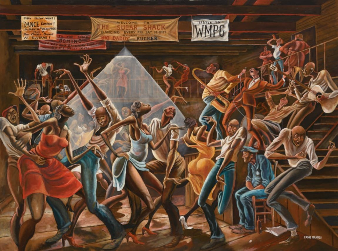 Obra de Ernie Barnes vendida en 100 veces más de lo estimado.