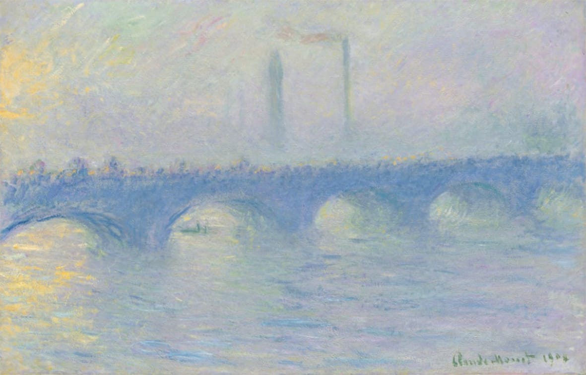 Claude Monet y una espectacular vista del Puente de Waterloo vendida en 40 millones.